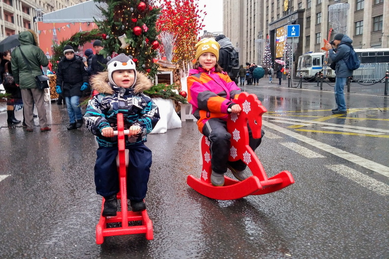 Прогулка по предновогодней Москве